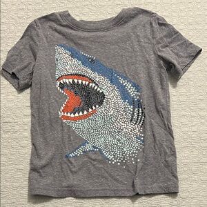 Jumping Beans Shark Graphic Tee - Gray